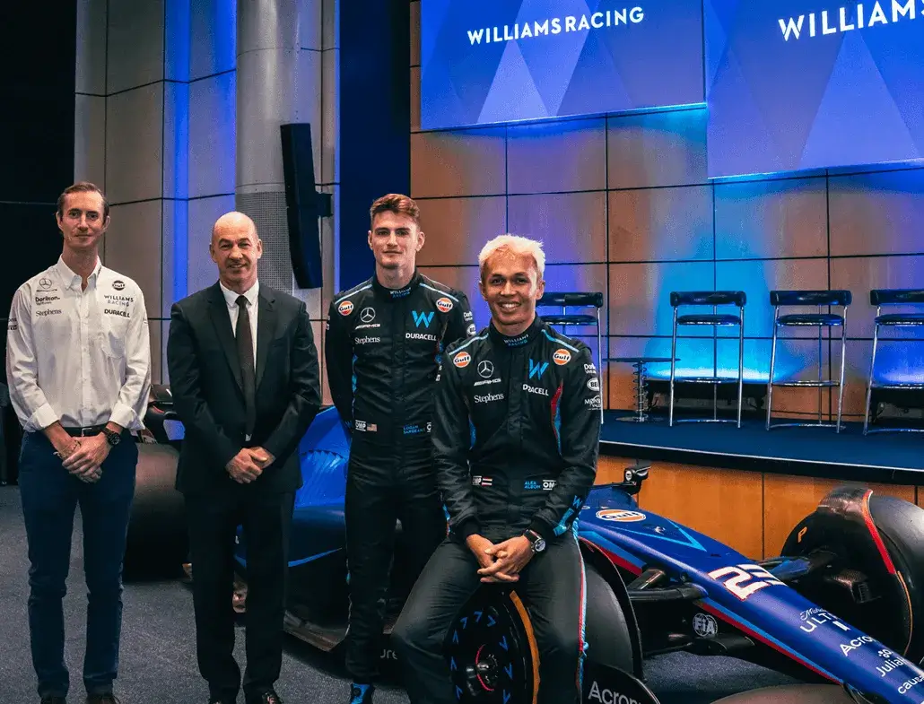 Gulf x Williams F1 Partnership